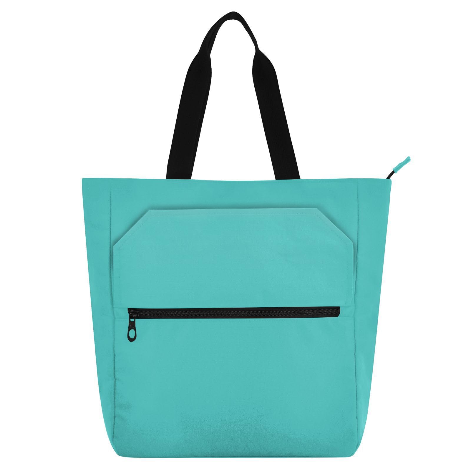 Children's Book Tote Bag for Kids Women Men, Large Handbags Grocery Bag with Zipper for School Shopping Travel de tela para