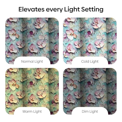 Image of haus & kinder Digital Printed Cotton Door Curtain 7 Feet Long Pack of 2 Door Curtains, 7 Feet Curtain for Door (Soft Impression, Multicolor 130x213 CM)