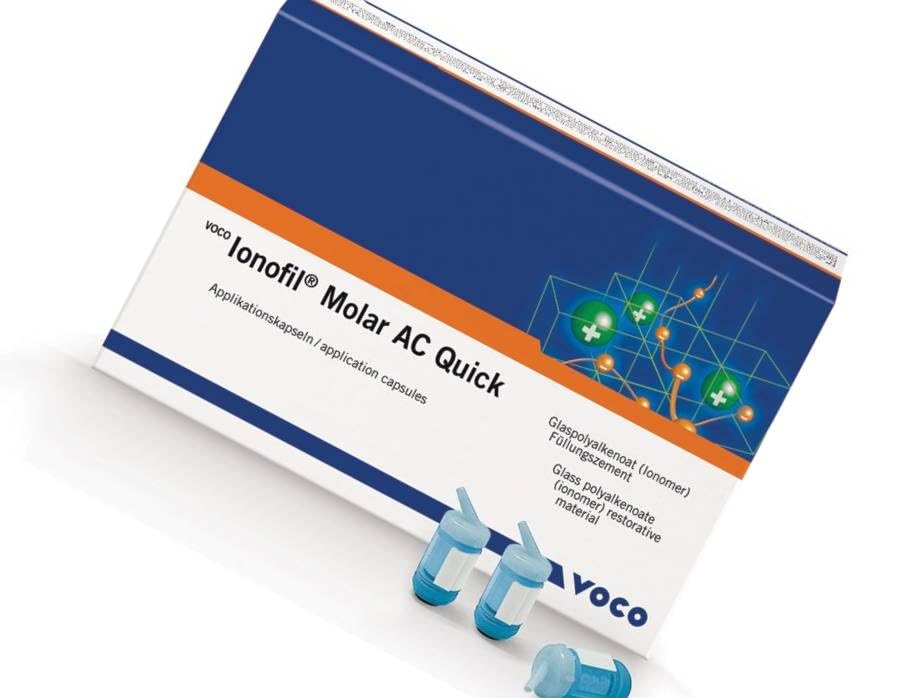 Voco 1632 Ionofil Molar AC Quick Packable Glass Ionomer Restorative Capsules A3 48/Pk