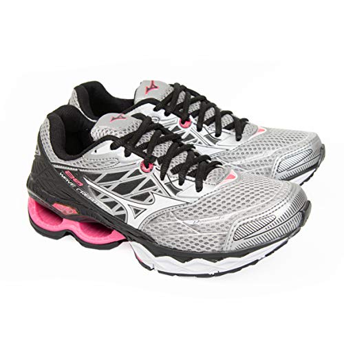 TENIS MIZUNO 20 WAYVE FEMININO (36, PRATA-ROSA)
