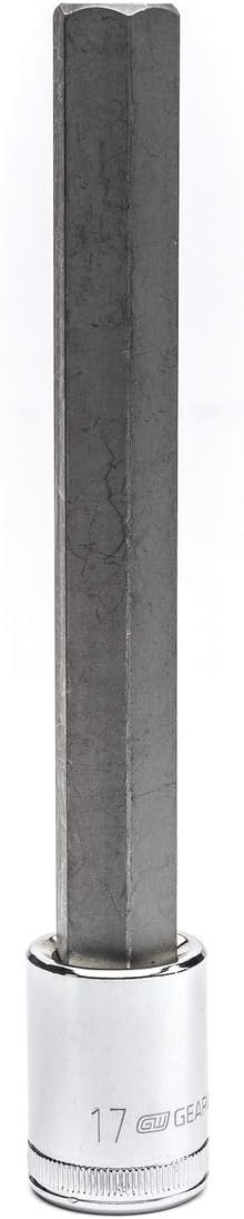 GEARWRENCH 1/2 Drive Long Length Hex Bit Metric Socket 17mm - 82584