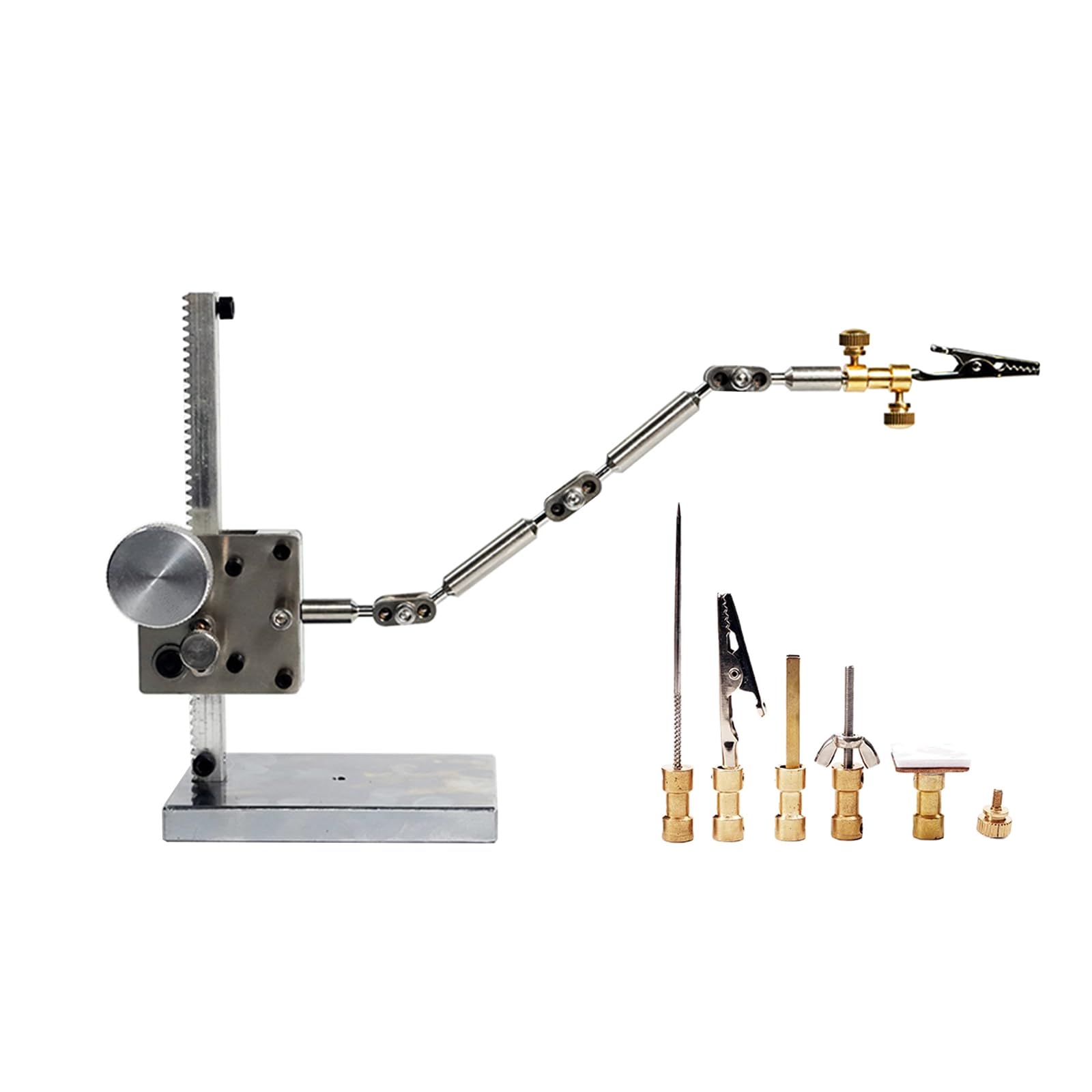 Kits de Armadura Stop Motion, Plataforma Enrolladora Stop Motion con 5 Conectores, Soporte de riel de 16 cm, Longitud del Brazo 25 cm, para Stop Motion o Fotografía