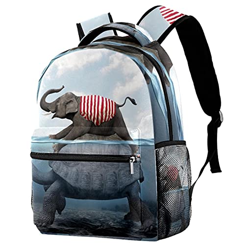 Sac à dos éléphant avec porte-bouteille pour ranger les affaires de voyage enfant
