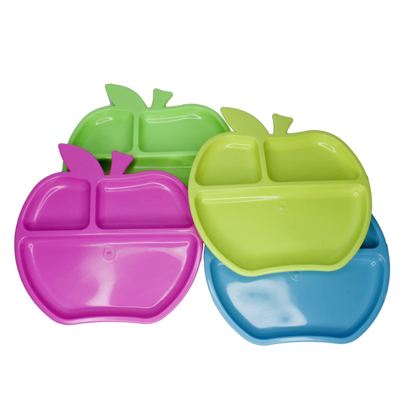 KAVIN Set of 12 Pcs Apple Plate Navratri Kanjak Puja Return Gift Item for Kanya (Multicolor)-image-12