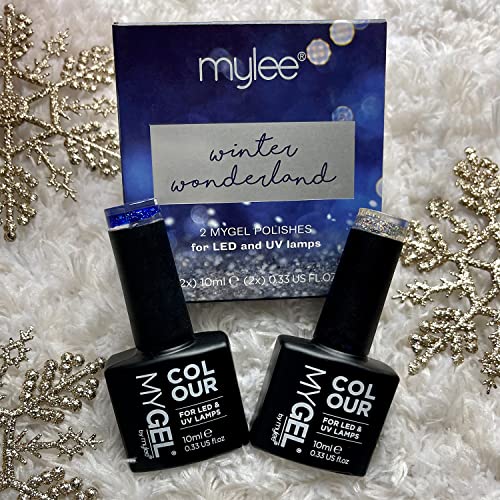 MyGel Nagellack von MYLEE Winter Wonderland Duo Kit 2x10ml UV/LED Nail Art Maniküre Pediküre für den professionellen… – Bild 8
