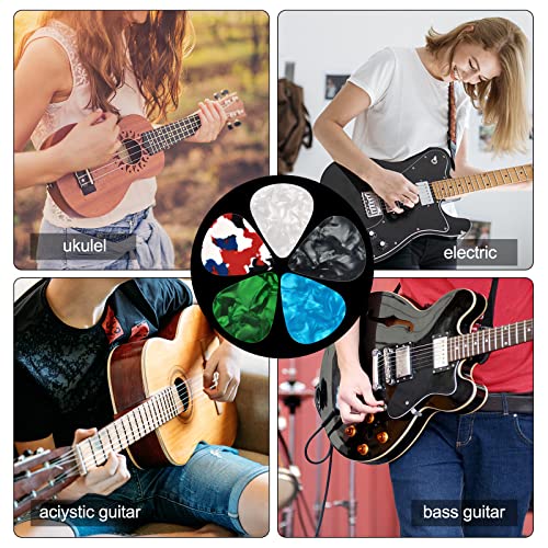 Pinsheng Étui de Guitare en Pu avec Médiators de Guitare, Médiators et Porte-médiators pour Guitare Acoustique avec… - Les Beatles, Paul McCartney, John Lennon, RIngo Starr, George Harrison Pinsheng Étui de Guitare en Pu avec Médiators de Guitare, Médiators et Porte-médiators pour Guitare Acoustique avec… – Image 7