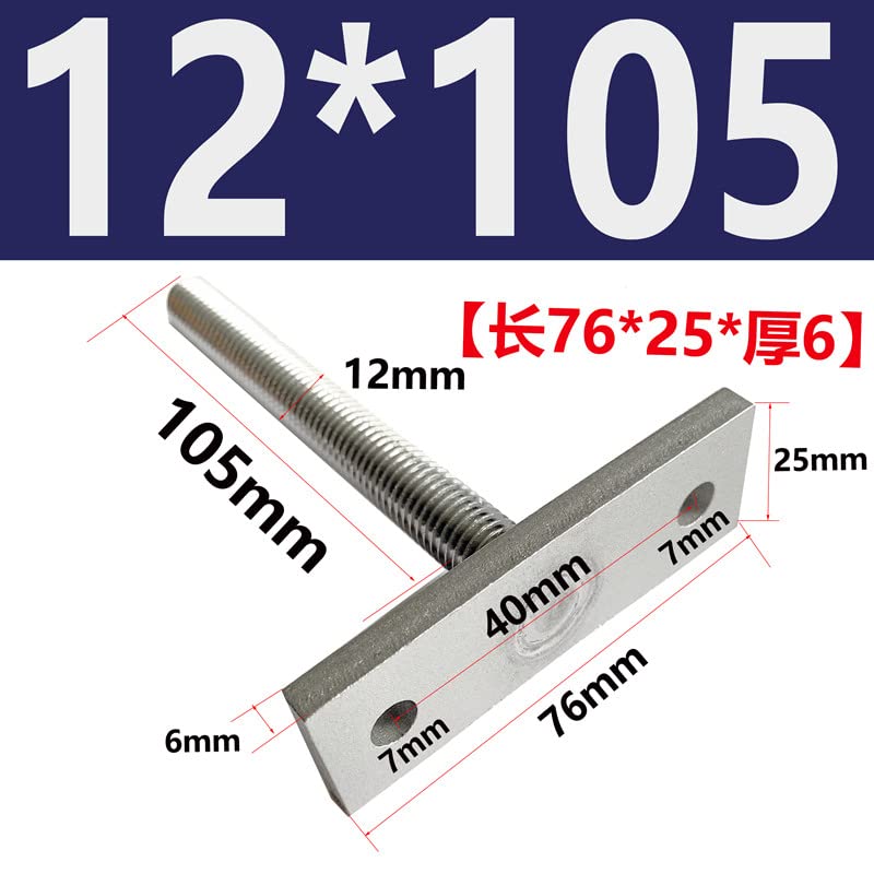 Bullone 8 X 50 Mm A Testa Esagonale, Dado, 2 Rondelle Acciaio, 4 - Foto 4