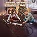Hot Bee Train Set - Metal Train Toys with Luxury Tracks and Glowing Passenger, Christmas Train Sets for Around The Tree with Smokes, Lights & Sound, Toy Train Set for 3 4 5 6 7+ Years Old Boys Gifts