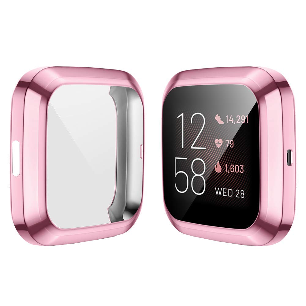 2 Pezzi Pellicola Protettiva TPU Per Fitbit Versa 2 E Versa 2 SE - Cover Trasparente Antiurto, Protezione Schermo