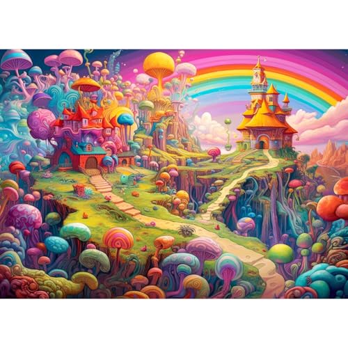 Jigsaw Puzzles 1000 Pieces for Adults jigsaw puzzles for adults 1000 Piece Puzzle Educational Games-Fantastic Mushroom Jigsaw Puzzles 1000 Pieces for Adults jigsaw puzzles for adults 1000 Piece Puzzle Educational Games-Fantastic Mushroom