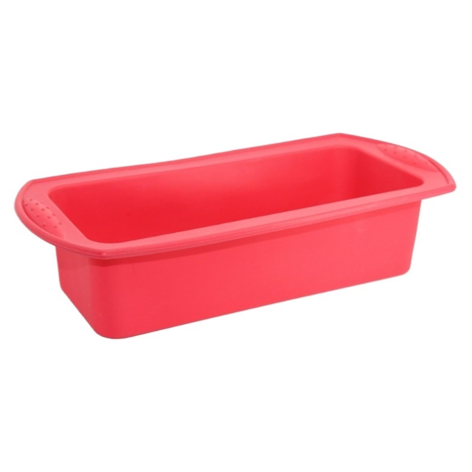 2 moldes rectangulares de silicona for tostadas caramelo, utensilios cocina for hornear pasteles, sartenes y herramientas for Para Cocina(Red)