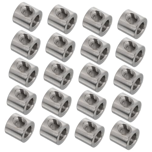 KICHOUSE Versatile Use Wire Rope Cable Clip Clamp 20pcs Heavy Duty Rope Clamps for Cable Locks