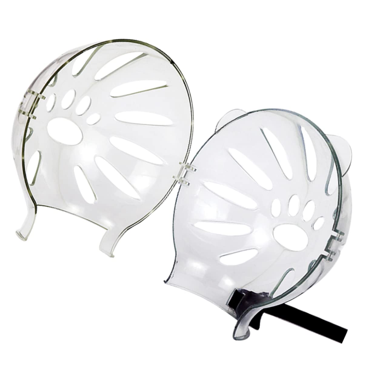 Toddmomy 3piezas Protector Transpirable para Gatos y Transparente Previene Mordeduras y Lameduras para Postquirúrgica