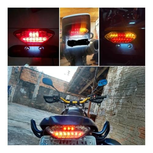 Clignotants moto défaillants ? Changez pour ce feu stop arrière complet - 2