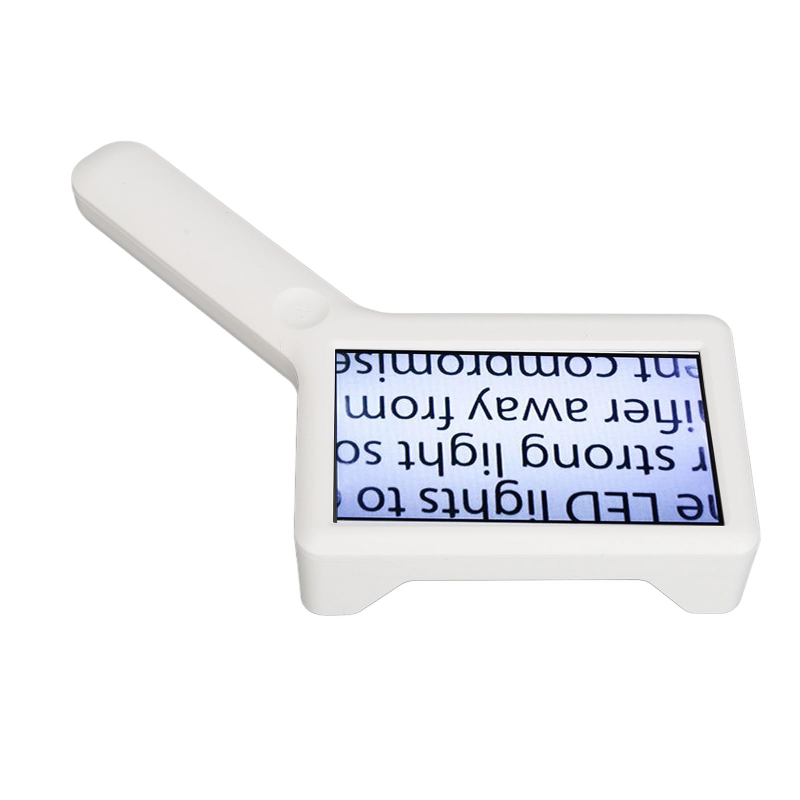 Lupe, 6 Lichtchips, Sanfte Beleuchtung, 3/5/10-fach über USB Wiederaufladbar, Ergonomische Leselupe für Senioren Gegen Farbenblindheit