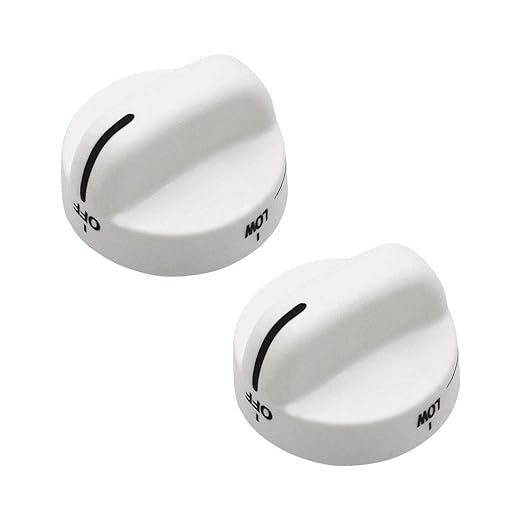 AMI PARTS 8273104 Range Control Knob Replacement Part - Compatible with Whirlpool Gas Stove - Replace PS393679 WP8273104(2 pcs)