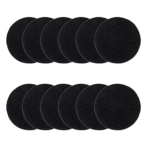 Vipush Charcoal Filters for Kitchen Compost Bin - 12 Pack activated carbon filters for Countertop Bin Pail Replacement, Activated Charcoal Home Bucket Refill Sets Cover