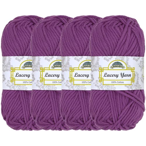 JubileeYarn Lacery Yarn - Lilac Spray - 4 Skeins