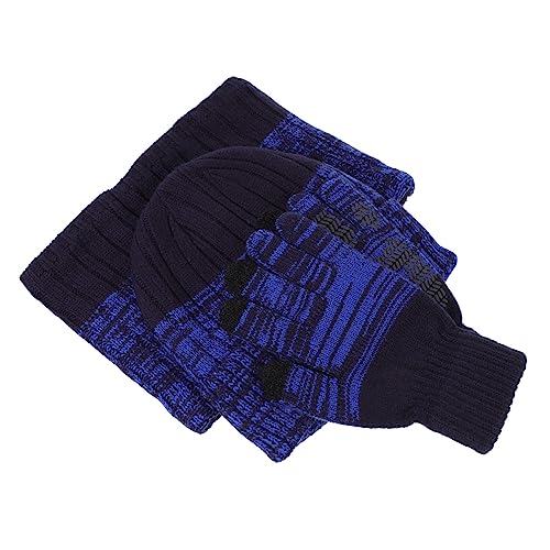 CONGARTENO Winter Hat Kit Gloves Thicken Winter Accessory Aged Children Warm Neckwear Set