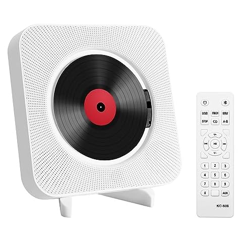 Adirigo Lecteur CD Portable Bluetooth Cover