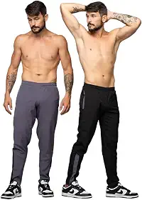 Kit 2 Calça Tactel Esportiva Com Bolso Masculina Adulto