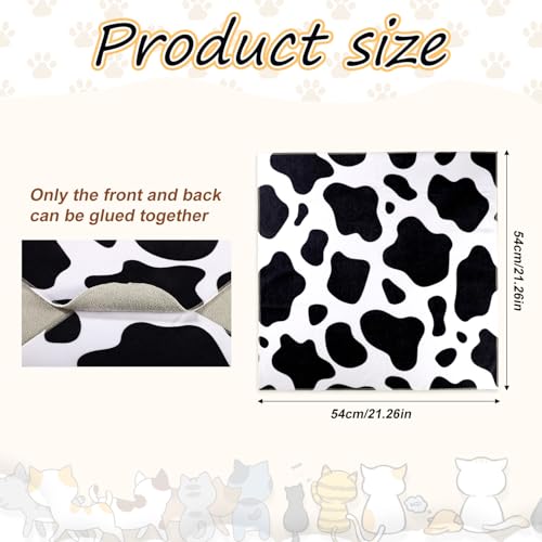 Image of Cat Wrap for Grooming, Cute Pattern Strong Self-Adhesive Anti-Scratch Adherent Cat Wrap Multifunctional Swaddle Wraps Grooming Wrap Cat Restraint for Cutting Nail Clipping Practical Cat Supplies