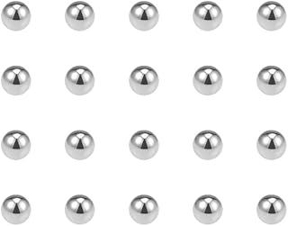 uxcell Precision Balls 5.5mm Solid Chrome Steel G10 for Ball Bearing Keychain Wheel 50pcs