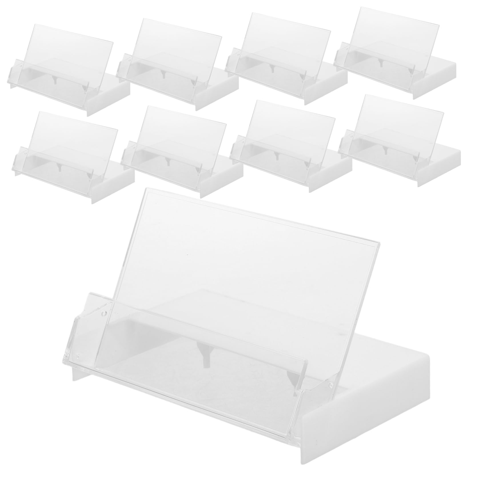 KICHOUSE Cassette Tape Storage Cases Cassette Box Cassette Shield Compact Plastic Case