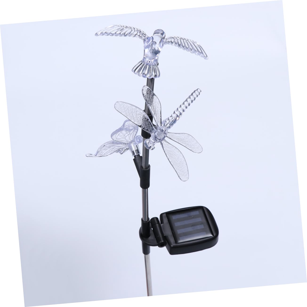 Lámpara LED para jardín, luces LED solares para exteriores, luces solares con estaca, luces para paisajes, lámpara para jardín de pájaros, luz LED con estaca, lámpara pequeña, luces solares para exter