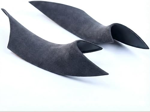 Cubiertas de manija de puerta de gamuza para BMW F30 F32 F80 F82 (2012-2019), mejora interior suave al tacto, ribete de gamuza de microfibra premium