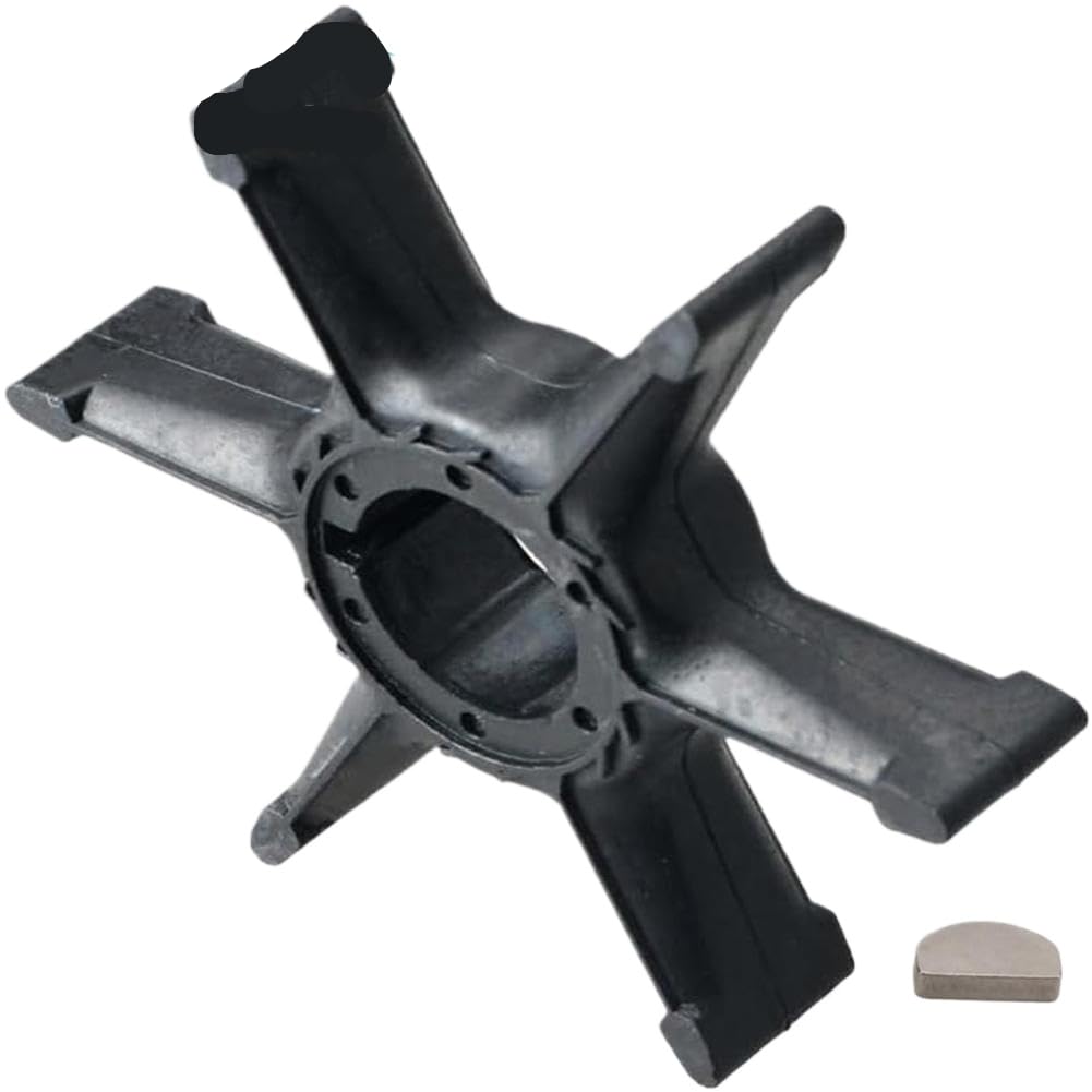 Girante e chiave della pompa dell'acqua compatibili con motori fuoribordo a 2 tempi da 20 HP, 25 HP, 28 A, 30 HP – Sostituisce i codici 689-44352-00, 689-44352-01, 689-44352-02, 18-3067
