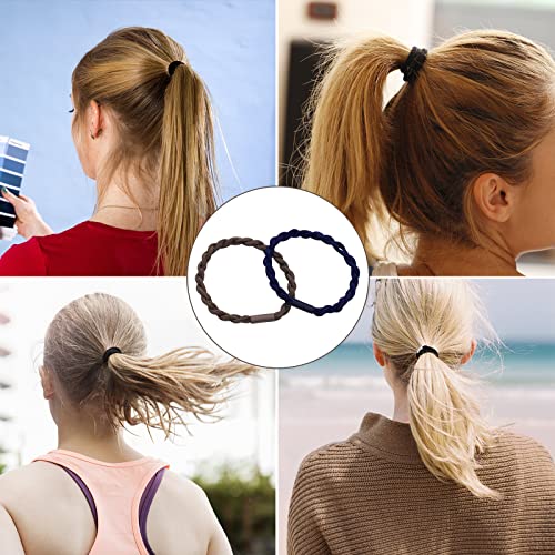 Memovan Hair Tie Bracelets 24Pcs Boho Hair Ties For Women Girls Ponytail Holders Seamless Braided Hair Bands Elastic Hair Ties Cotton No Crease Hair Band For Thick Thin Hair Curly Hair #TOP5