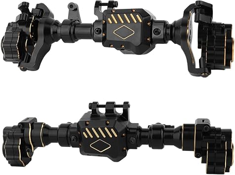 TRX4 Brass+ Aluminum Portal Front Rear Axle Housing for 1/10 RC Crawler TRX-4 Defender Bronco G500 Chevrolet Metal Upgrade Parts