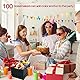 Siumir Party Hörner 100 Stück Krachmacher Funny Whistles Gebläse Krachmacher Verwendet für Party (Gemustert)