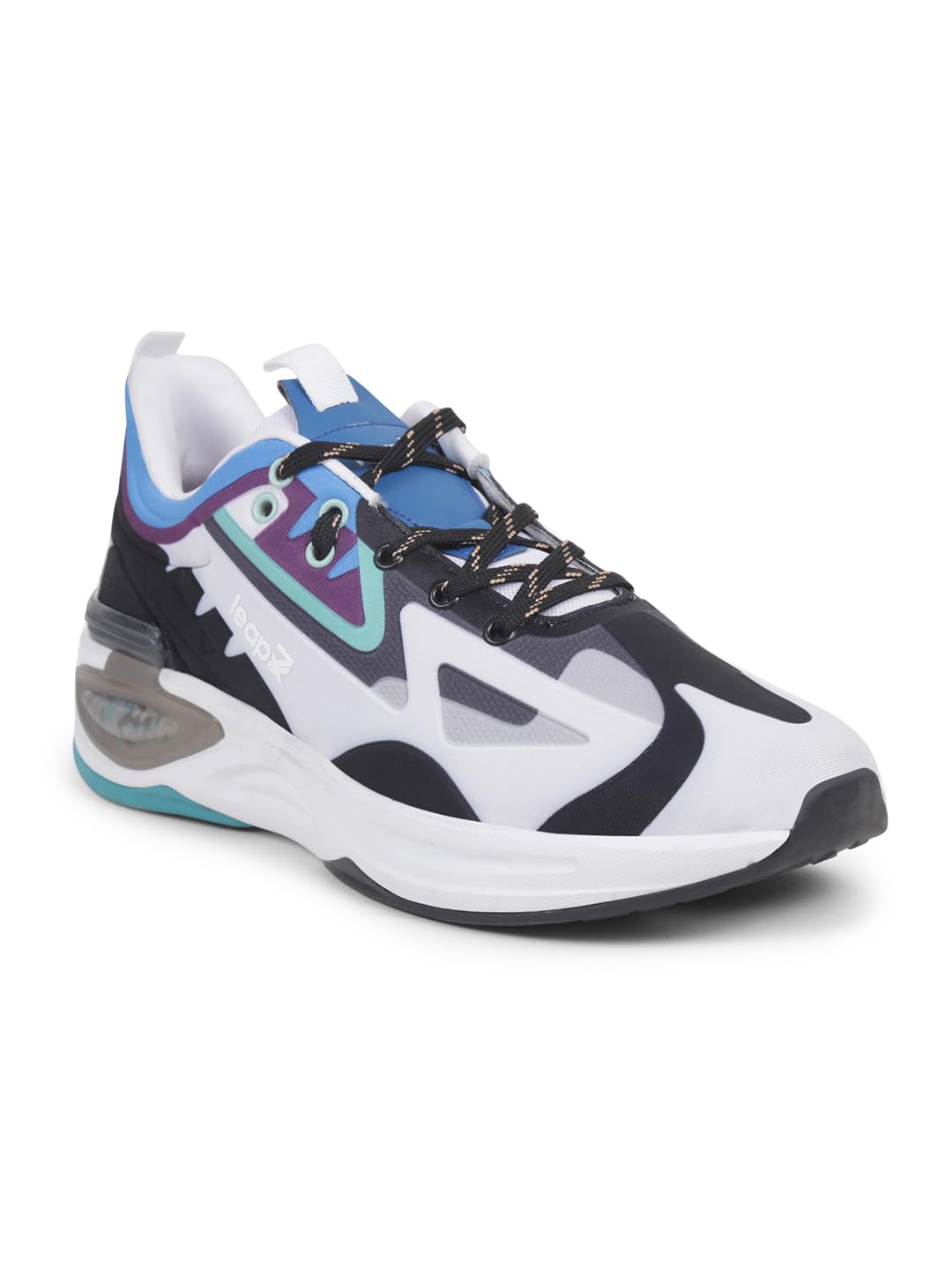Liberty Leap7X HANOVER-1 Men Sports Lacing Shoes With Lycra Upper | EVA Sole | Comfortable & Lightweight | Quick-Wear Elastic Laces | Padded Foam Insole | Running, Gym & Outdoor Activity (41 EU-White) (B0CB61JD4N) Amazon Price History, Amazon Price Tracker
