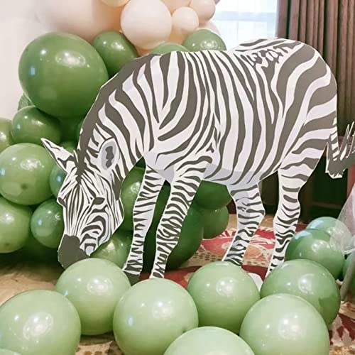 Image of 100pcs Sage Green Balloons 18 inch +12 inch +10 inch +5 inch Party Eucalyptus Olive Green Birthday Balloon Baby Shower Wedding Balloons