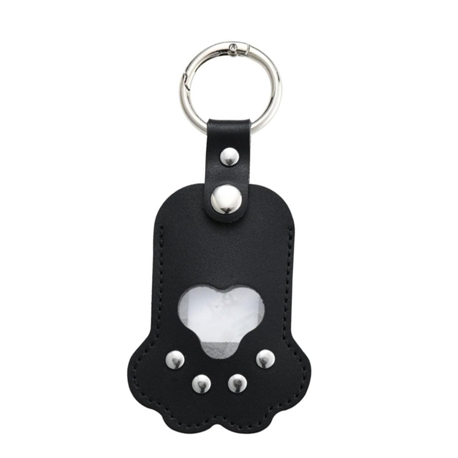 LUCKGONI Pet Hair Keepsakes Keychains Leather Memorials Lockets for Storing Dogs Cats Furs, Lovely Pet Loss,