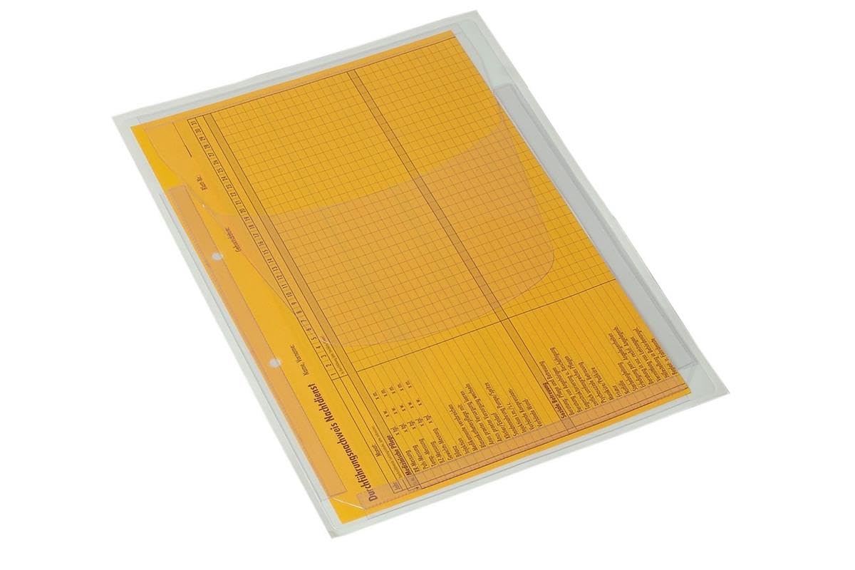 Ddeco de Expandible funda con cierre redonda en DIN A4, VE 10 unidades)
