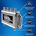 Antennas Direct ClearStream JUICE4 Distribution Amplifier, Output to 4 Televisions, CATV Systems, 4K 8K Ready – w/Power Supply, Coaxial Cable (Silver)
