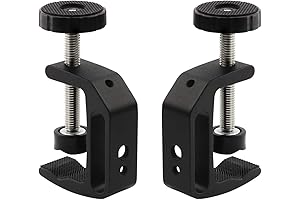 Universal Small Clamps for Multipurpose Mounting (2 Pack)