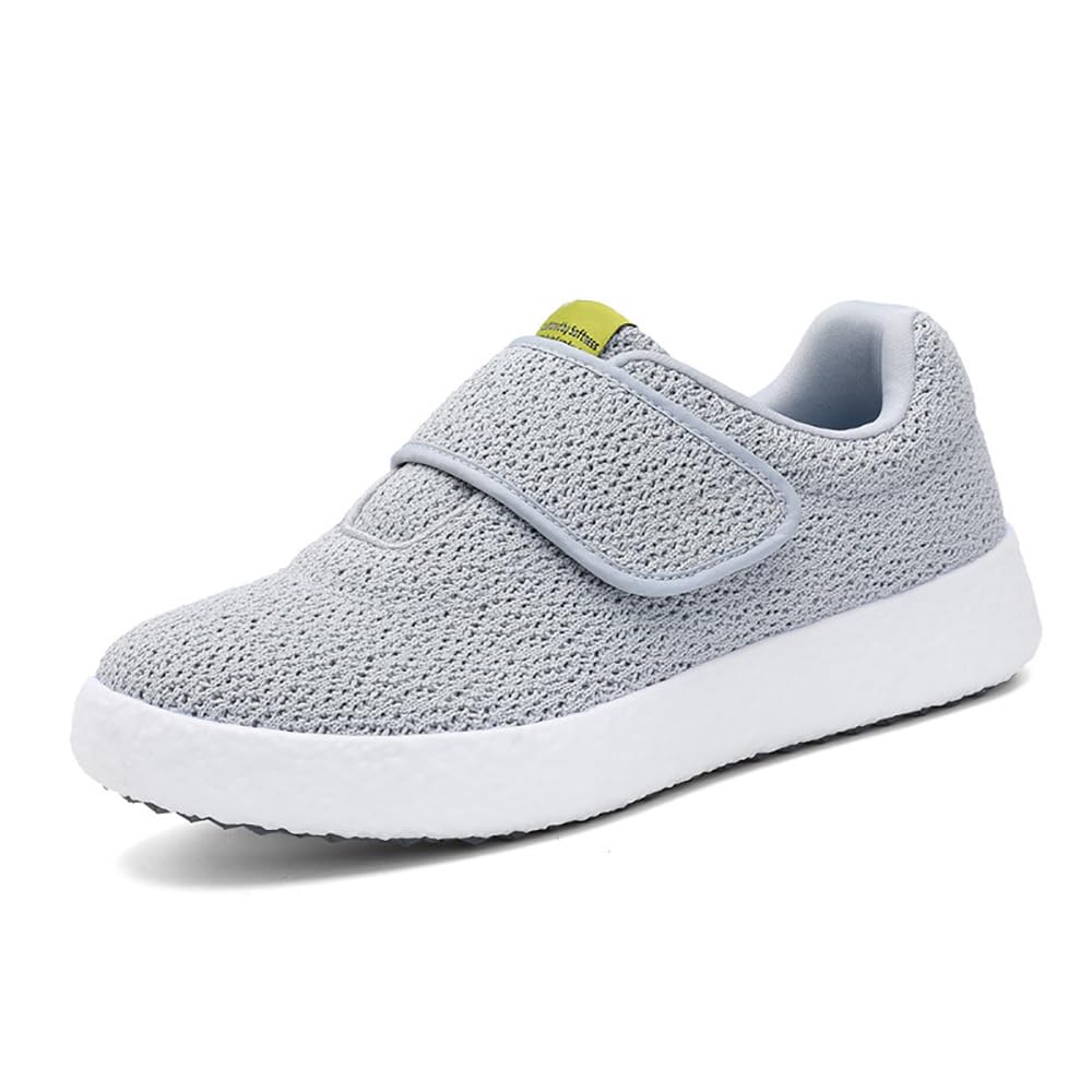 Zapatillas para Diabéticos Hombre Y Mujer Calzado para Caminar Fácil De Poner Ajuste Extra Ancho Zapatos Ortopédicos Casuales Y Ajustables Calzado Ortopédico Antideslizante Zapatillas