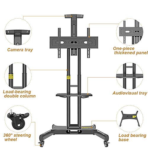 Soporte universal móvil para TV de 32 a 65 pulgadas miniatura 6