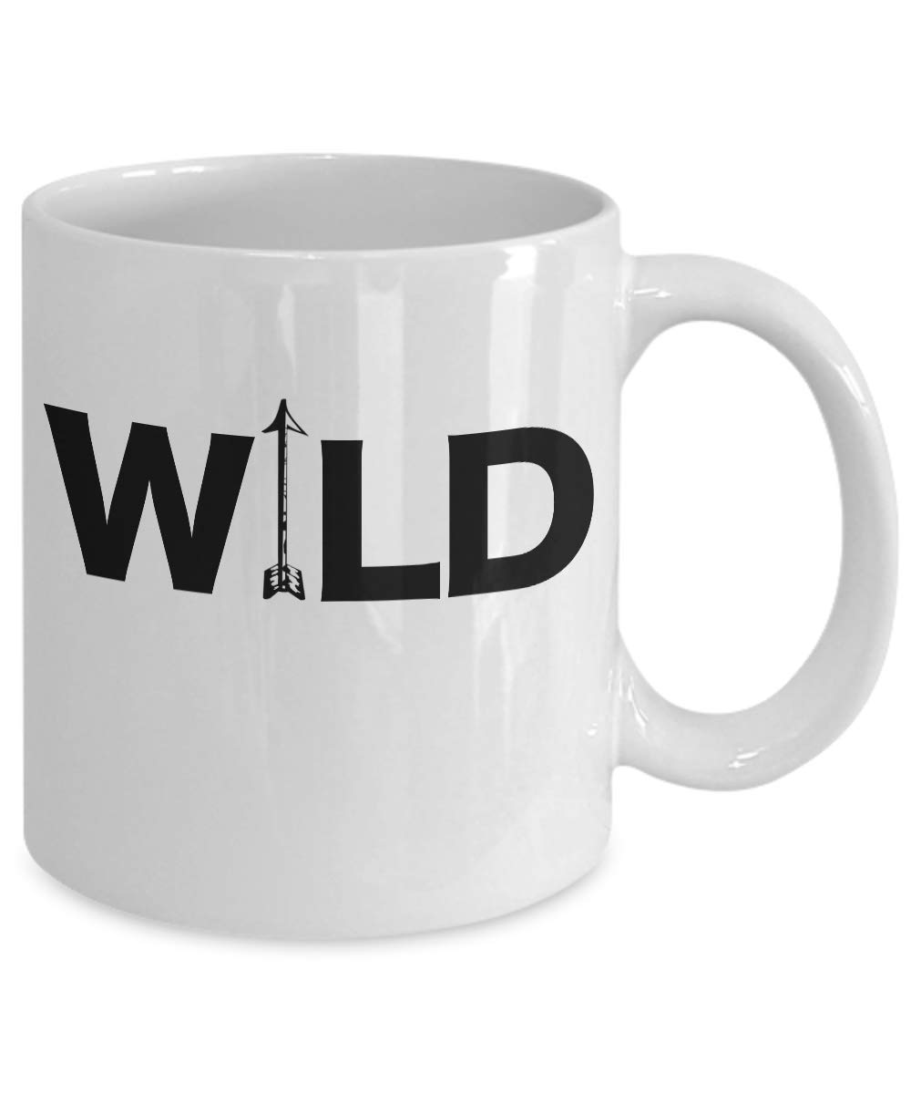 GIVEMEFIVER Archery Mug Coffee Cup Funny Gift for Wild Long Cross Bow Arrow Hunting Archer Printed Coffee and Tea Ceramic Mug- 320 ML Ceramic Coffee Mug 3079