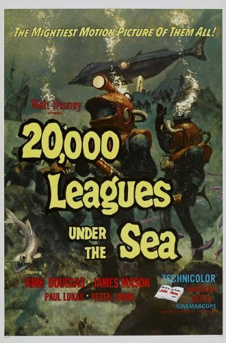 20,000 Leagues Under The Sea Movie Poster (36 x 24 Inches - 90cm x 60cm) (1954) Style B -(Kirk Douglas)(James Mason)(Paul Lukas)(Peter Lorre)(Robert J. Wilke) 20,000 Leagues Under The Sea Movie Poster (36 x 24 Inches - 90cm x 60cm) (1954) Style B -(Kirk Douglas)(James Mason)(Paul Lukas)(Peter Lorre)(Robert J. Wilke)