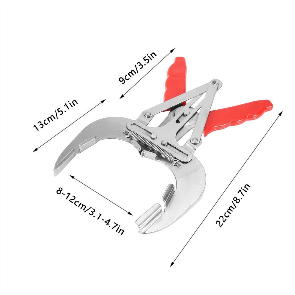 AYQEBNC Car Piston Ring Compressor Pliers Expander Installer Remove Tool,Installer Ratchet Plier Remover Expander Engine Tool (6inch)(Red)
