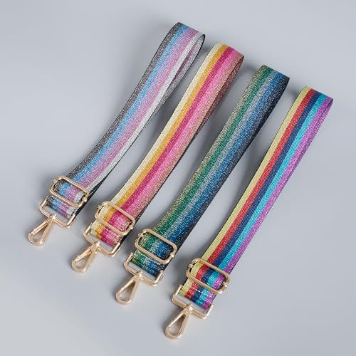 Image of chushui Woven Stripe Purse Straps,Replacement Crossbody Wide Shoulder Adjustable Strap for Bag Handbags