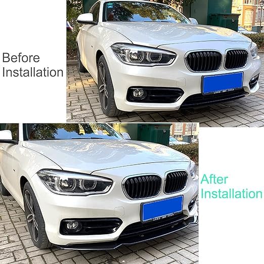 Spoiler Anteriore Per BMW 1 Series F20 F21 - Lip In Carbonio Look - Foto 4