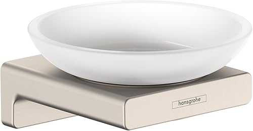 Miniatura 1 de Hansgrohe AddStoris 41746820 - Jabonera moderna en níquel cepillado