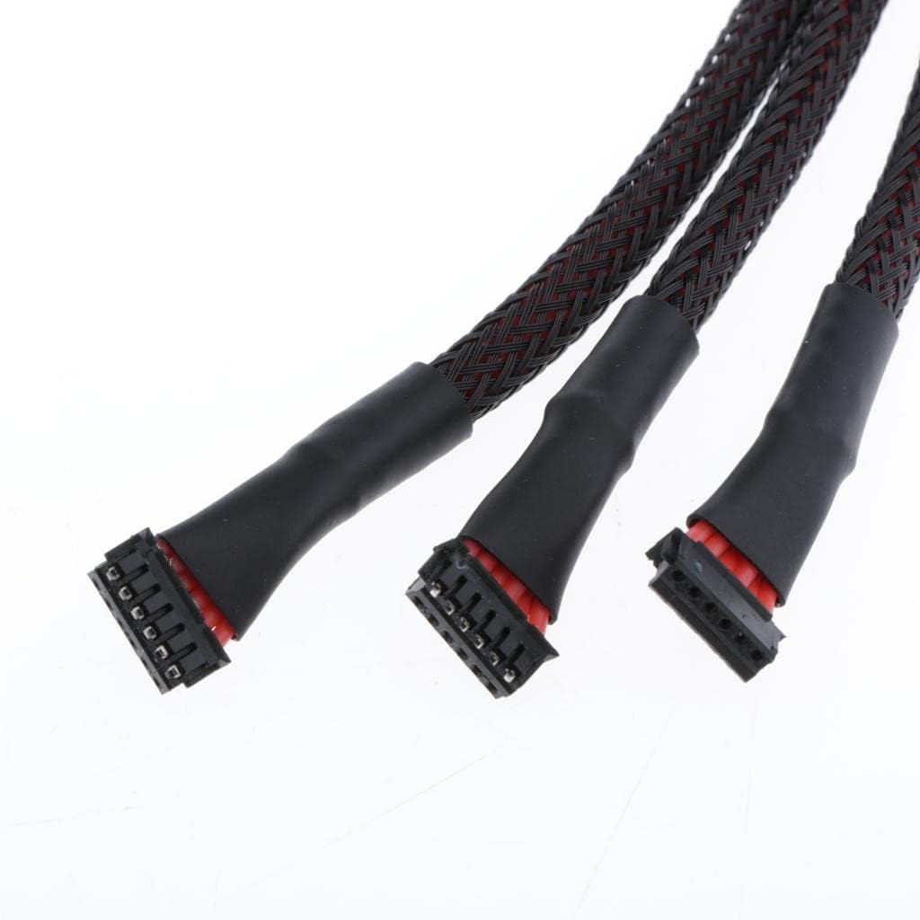 DYNWAVE 3pcs Brushless Motor Sensor Wire Cable 250mm for 1/10 RC Car Model Toy