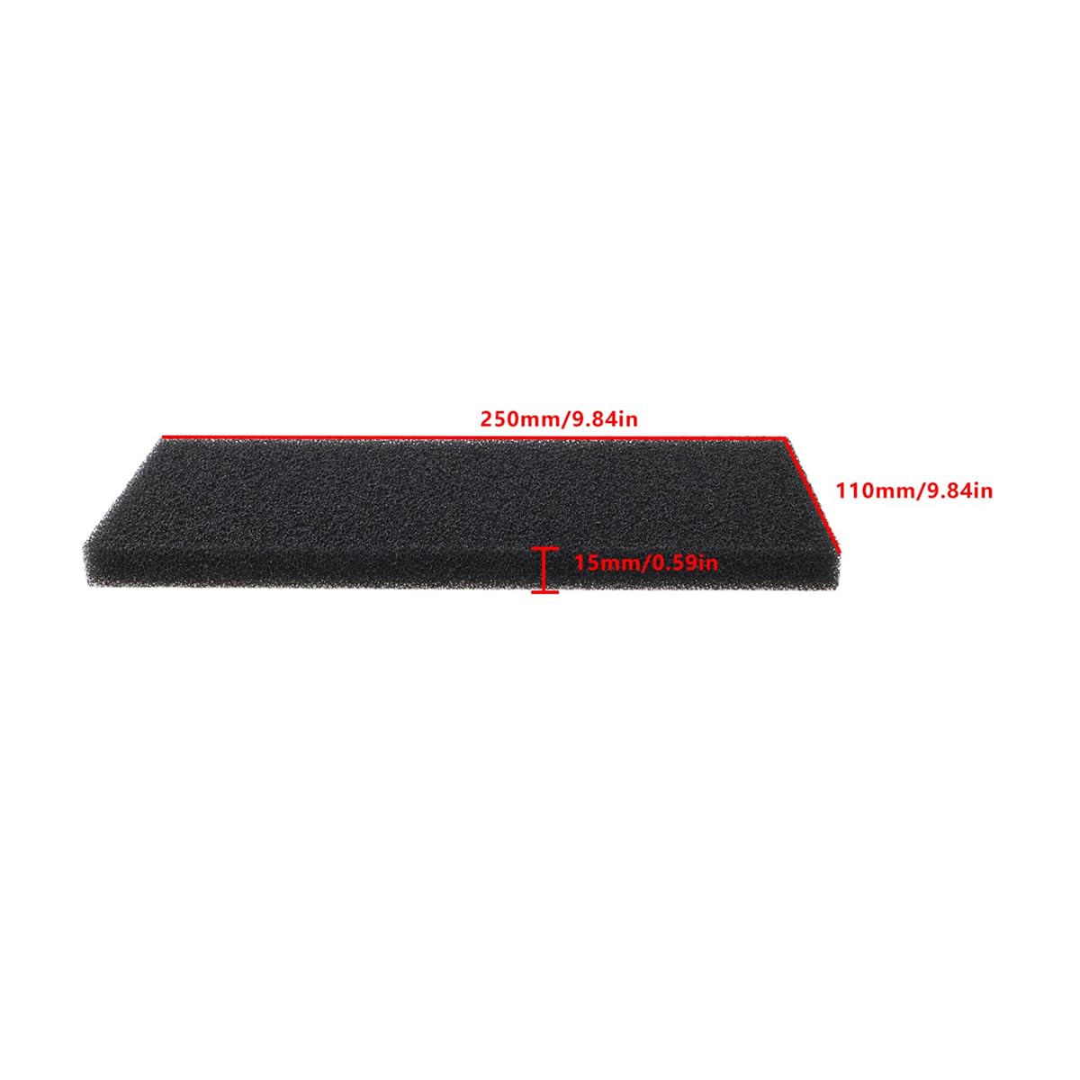 Alide 2 Pcs Car Blower Motor Dust Cover Sponge Filter 64119216222 Compatible with BMW F01 F02 F04 F07 GT F10 F11 M5 - Image 7